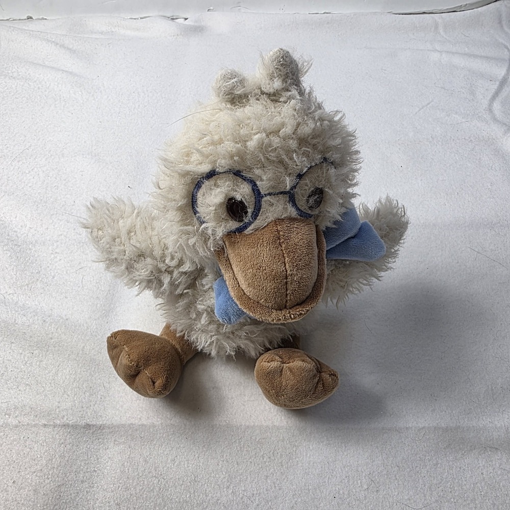 Myt Duck Plush stuffed animal glasses bow tie